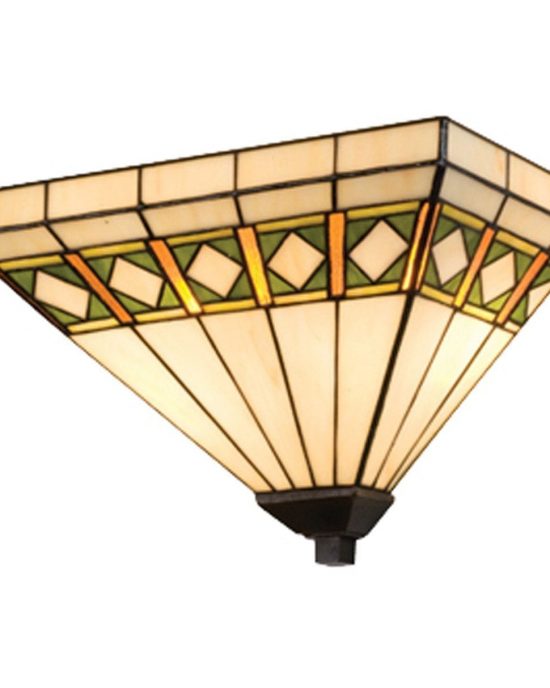 14.5 Inch W Diamond Mission Wall Sconce