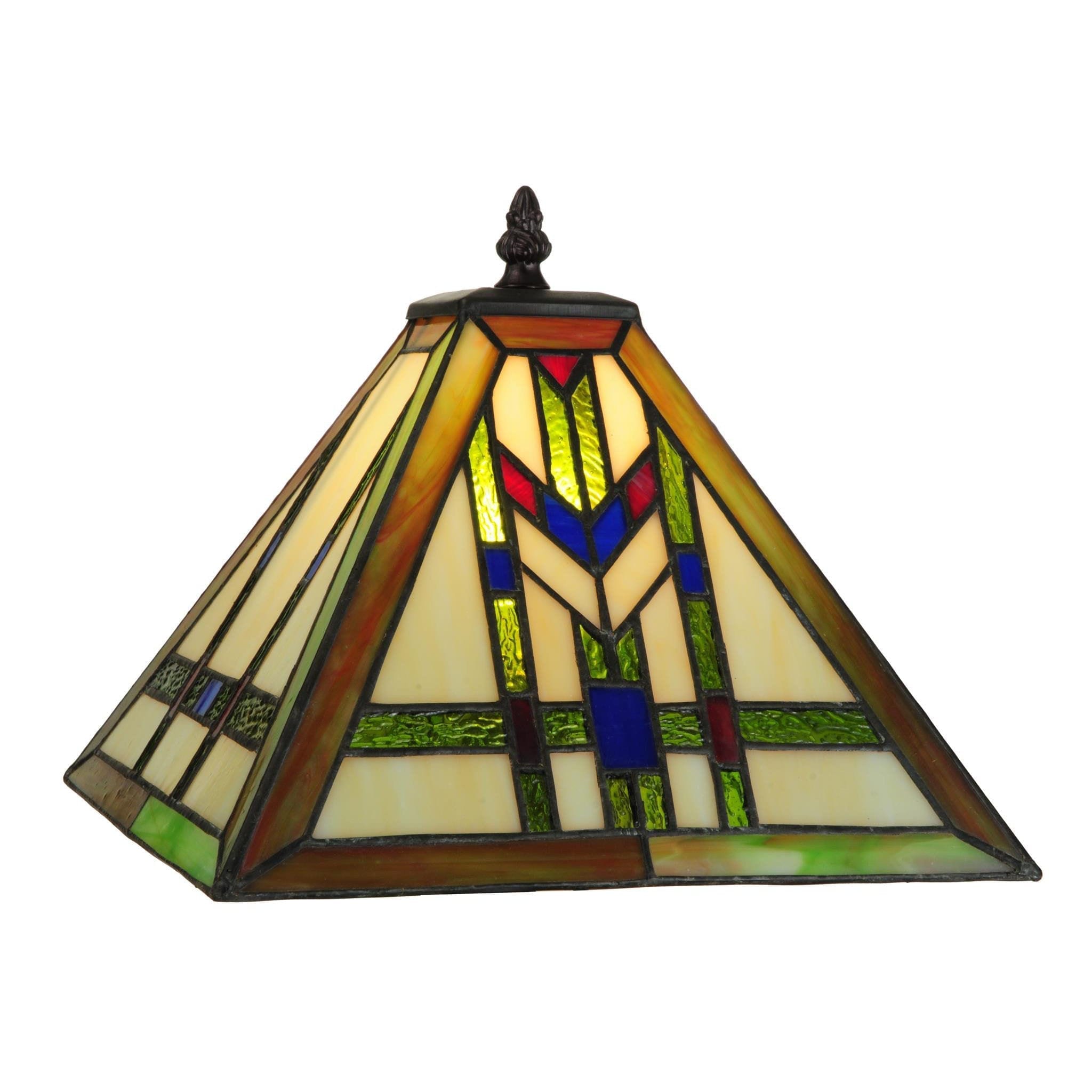 Southwest Mission Style Lamp Shade 10, Mission Style Glass Lamp Shades Replacement