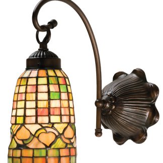 Rustic Acorn Tiffany Style Wall Sconce Lights
