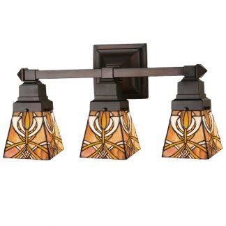 Bungalow Glasgow Three Light Wall Sconce Hand Crafted Lighting