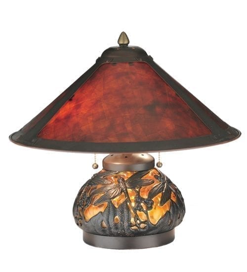 Dirk Van Erp Table Lamp with Light Up Base Tiffany Style Lighting