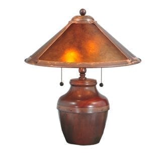 Dirk Van Erp Table Lamp Mica Panels