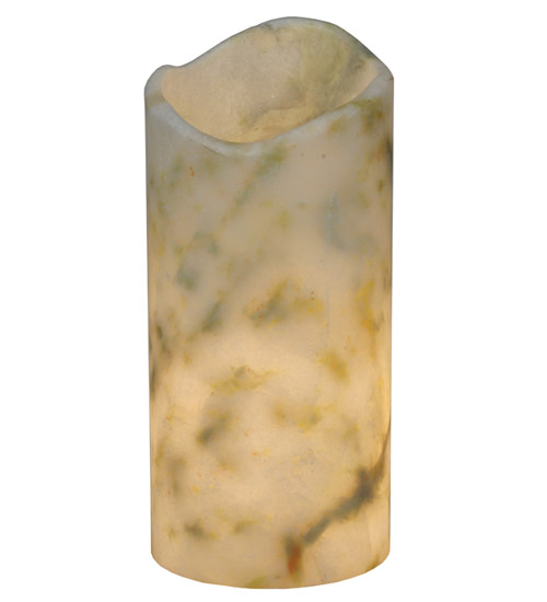Drum Cylinder Light Green Shade Jade Stone