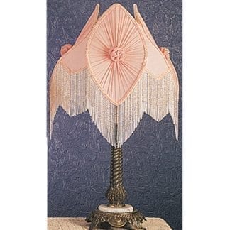 Fluffy Pink Bedside Lamp 28"