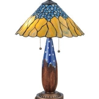 Helena Blue Mosaic Table Lamp