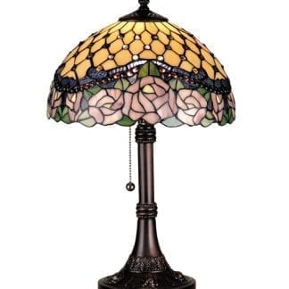 Jeweled Rose Table Lamp