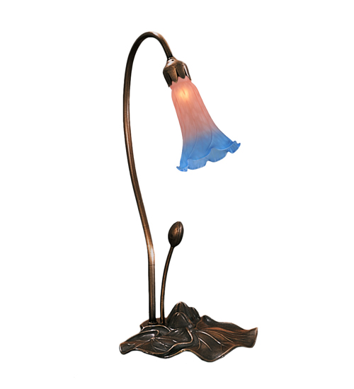 Lily Pad Lamp Pink Blue