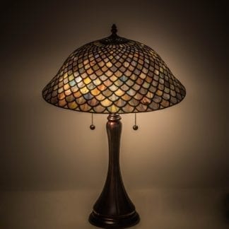 yda Tiffany Fishscale Table Lamp