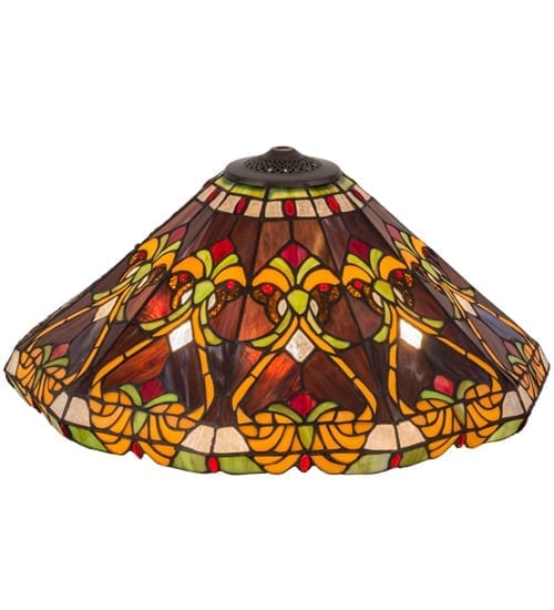 Victorian Lamp Shade Replacement 20, Stained Glass Lamp Shade Replacement