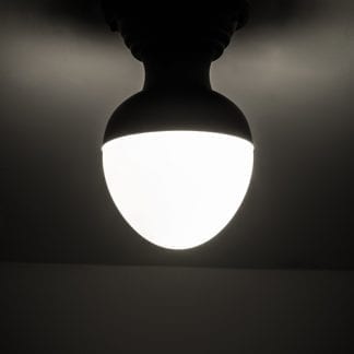 Milk Glass LED Flush Mount Ceiling Lamp Ambient Lighting