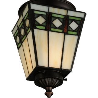 Mission Flush Mount 139924 Tiffany Style Ceiling Mounted Light Fixtures