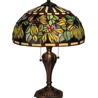 Tiffany Dandelion Floral Table Lamp