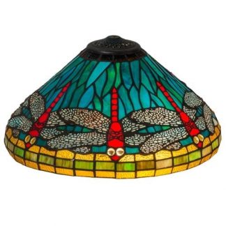 Green Dragonfly Shade Replacement 16 inch