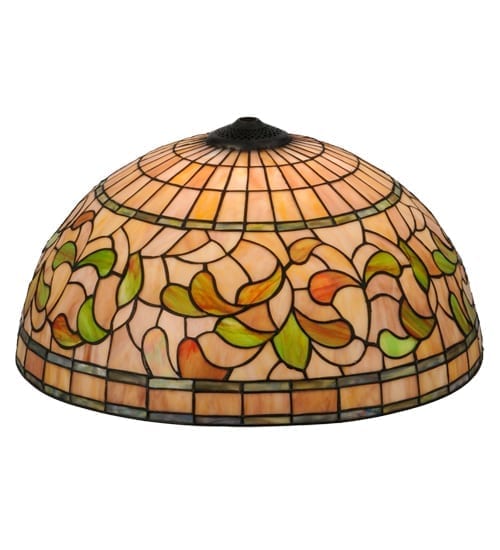 Falling Leaf Lamp Shade, Stained Glass Lamp Shade Replacement
