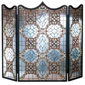 Victorian Beveled Fireplace Screen