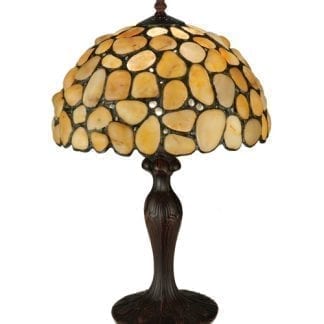 Agate Yellow Stone Table Lamp
