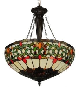 How To Hang Stained Glass Ceiling Lamps, Stained Glass Hanging Lamp Hardware