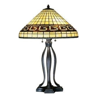 Greek Key Table Lamp
