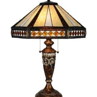 Mission Style Geometric Table Lamp