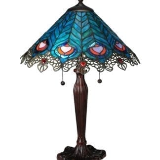 Tiffany Lamps With Peacock Lamp Shade