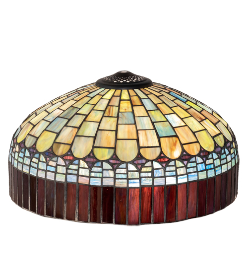 Candace Lamp Replacement Shade 16 inch Tiffany Styled Stained Glass