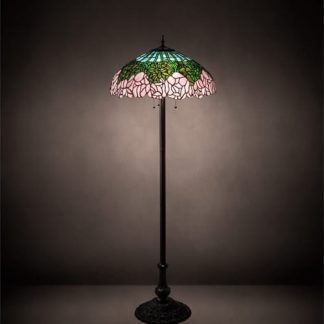 Rose Pink Flower Floor Lamp