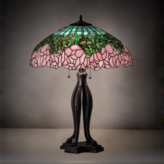 Rose Pink Flower Table Lamp