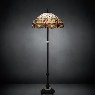 Tiffany Dragonfly Floor Lamp Brown