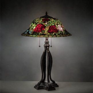 Tiffany Rosebush Table Lamp