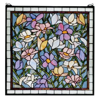 Art Glass Windows Magnolia Tiffany Style Home Decor