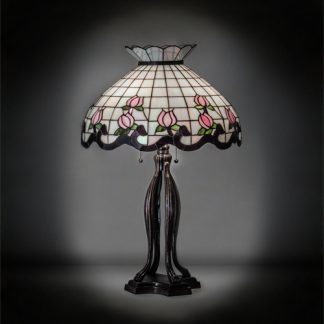 Iridescent Rosebud Table Lamp 228791