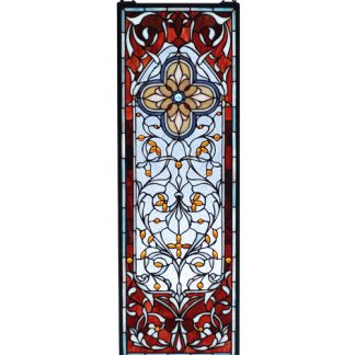 Framed Art Versaille Stained Glass Tiffany Style Home Decor