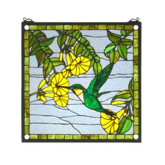 Hummingbird Stained Glass Window Tiffany Style Interior Decor
