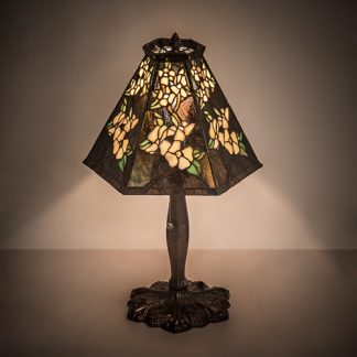 Small Tiffany Lamps Oriental Peony Unique Lighting Home Decor