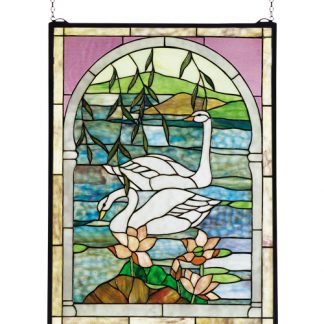 Stained Glass Hanging Window 23868 Tiffany Style Home Decor Ideas