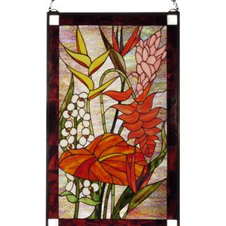 Stained Glass Hanging Window 51539 Tiffany Style Home Decor Ideas