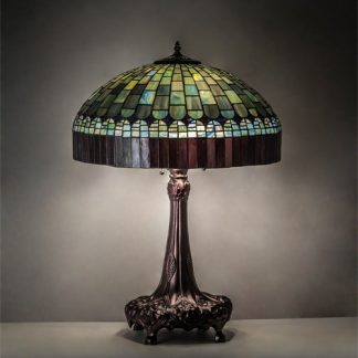 Table Lamp Living Room Candace Wheeler Decor Tiffany Stained Glass