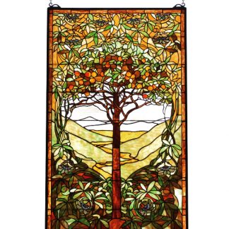 Tree Of Life Stained Glass Window Tiffany Style Home Decor