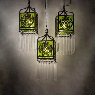 3 Pendant Light Green