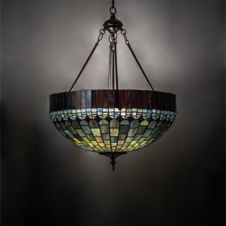 Tiffany Style Inverted Pendant