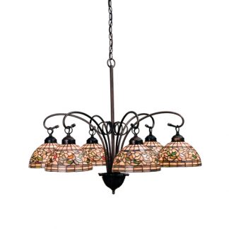 Autumn Chandelier Hanging Lamp With Leaves 16211