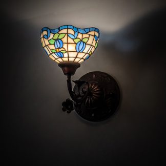 Blue Rose Wall Sconce
