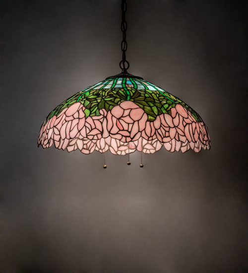 Cabbage Rose Pendant Light 231113