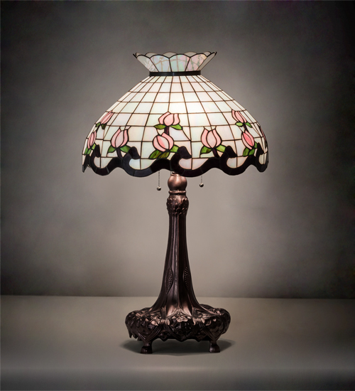 Iridescent Rosebud Table Lamp 230471
