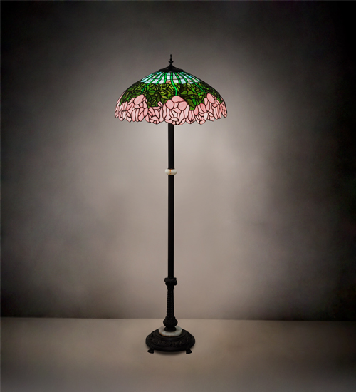 Cabbage Rose Floor Lamp 229130 - 62" Tall