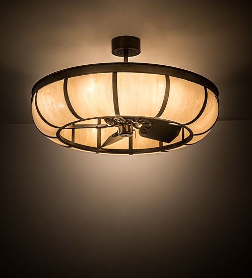 Ceiling Fan Light Fixture - Prime Dome Chandel-Air - 44' Wide