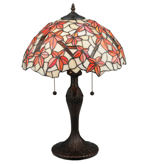 Starfish Table Lamp 114388 - Stained Glass Lampshade - 22" Tall