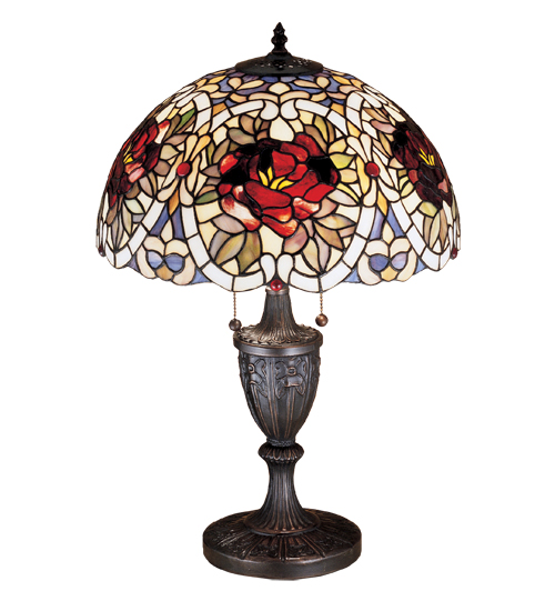 Table Lamp 26674 - Tiffany Style Stained Glass Shade - 24" Tall