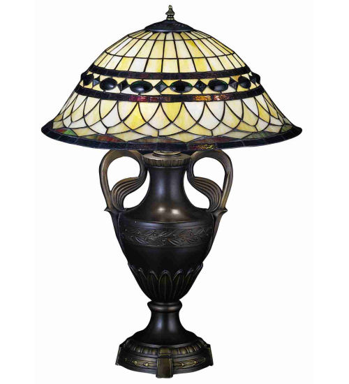 Table Lamp 27537 - Tiffany Style Stained Glass Shade - 29" Tall