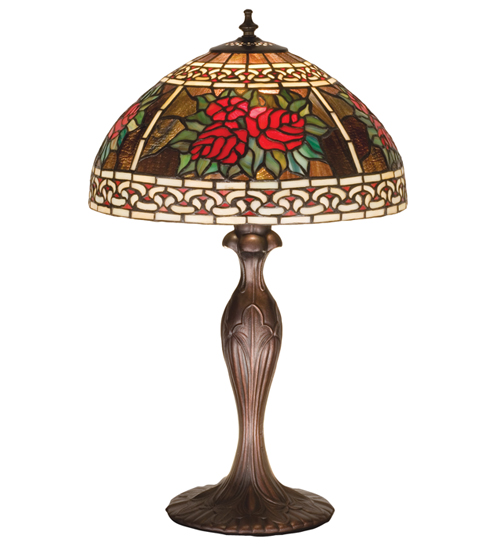 Table Lamp 37789 - Tiffany Style Stained Glass Shade - 22.5" Tall